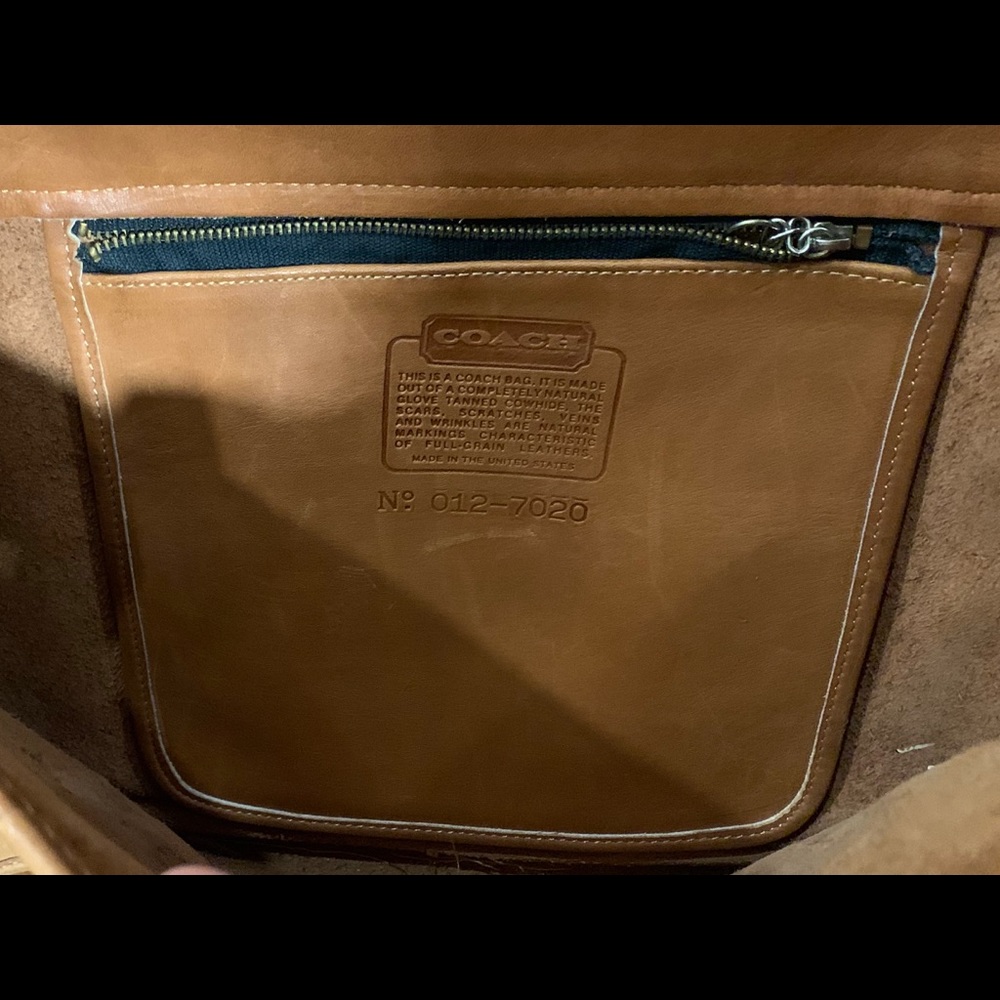 Coach Leather Attaché. Men’s. Circa 1980’s. - Picture 4 of 5